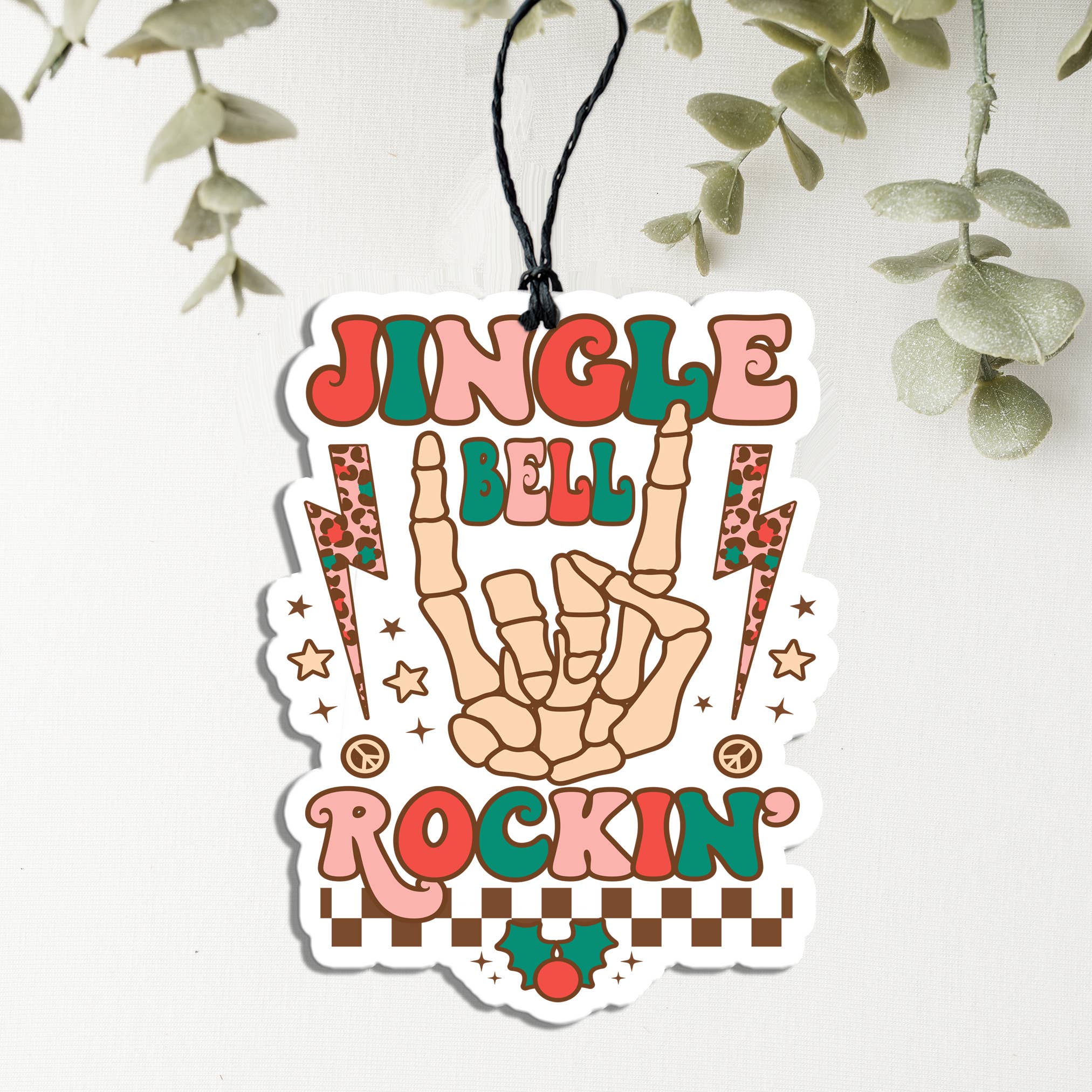 Naughty List, Hanging Air Freshener Christmas for Cars