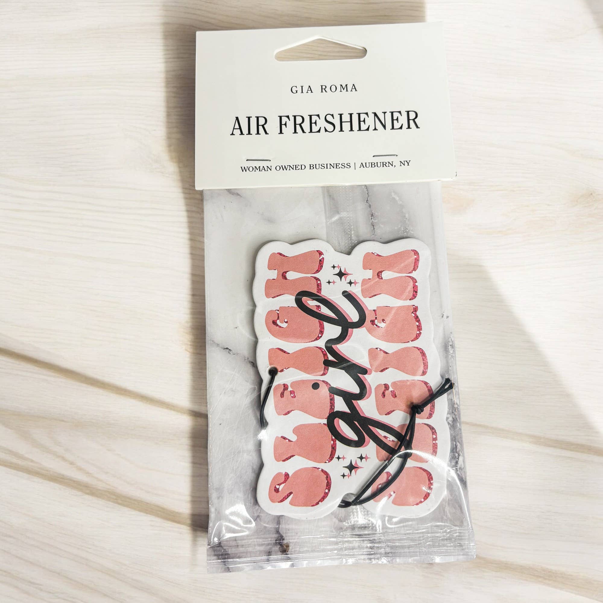 Naughty List, Hanging Air Freshener Christmas for Cars