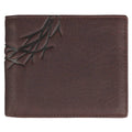 Wallet Leather Brown Crown of Thorns/Amazing Grace