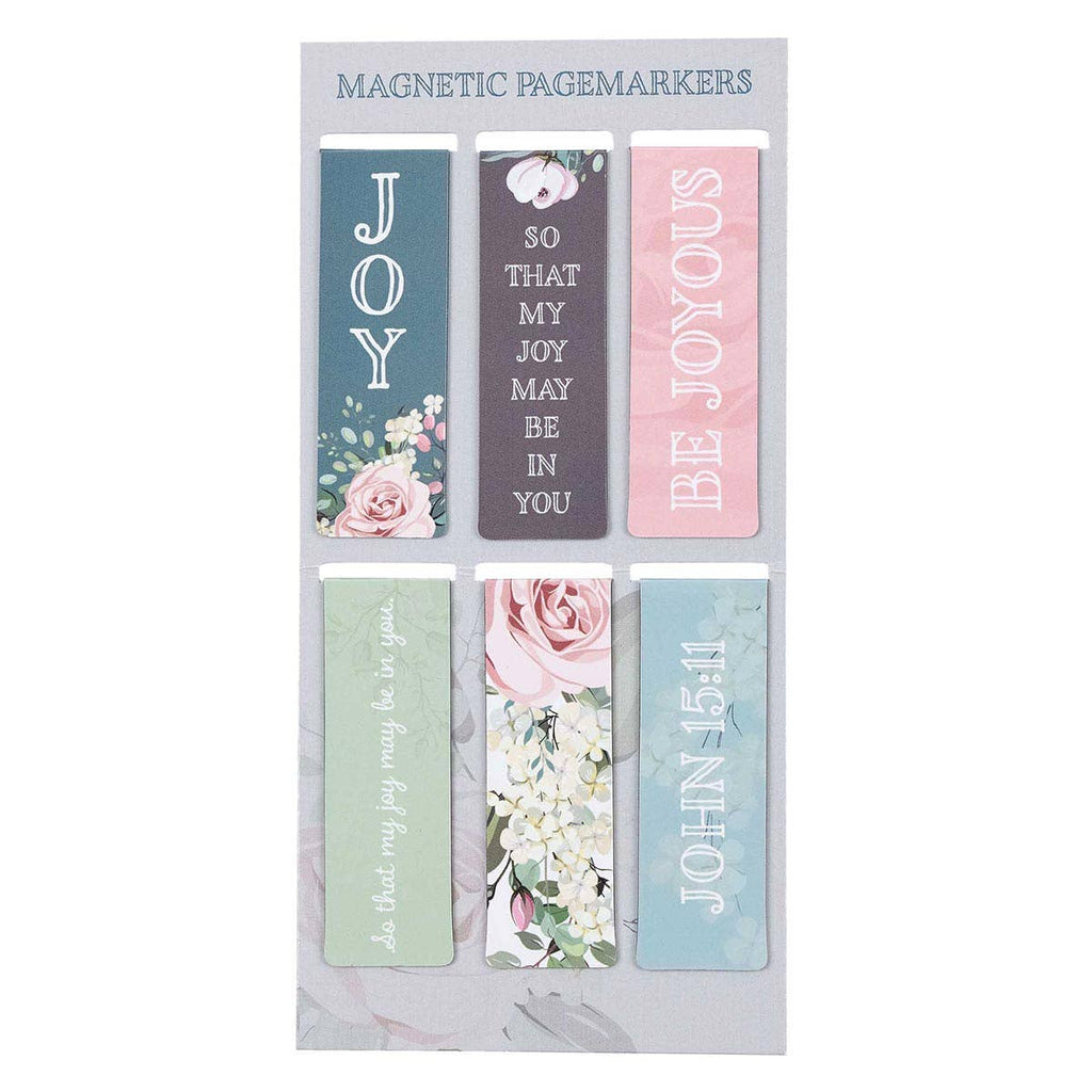 Magnetic Bookmark Set That Joy May Be In You John 15:11