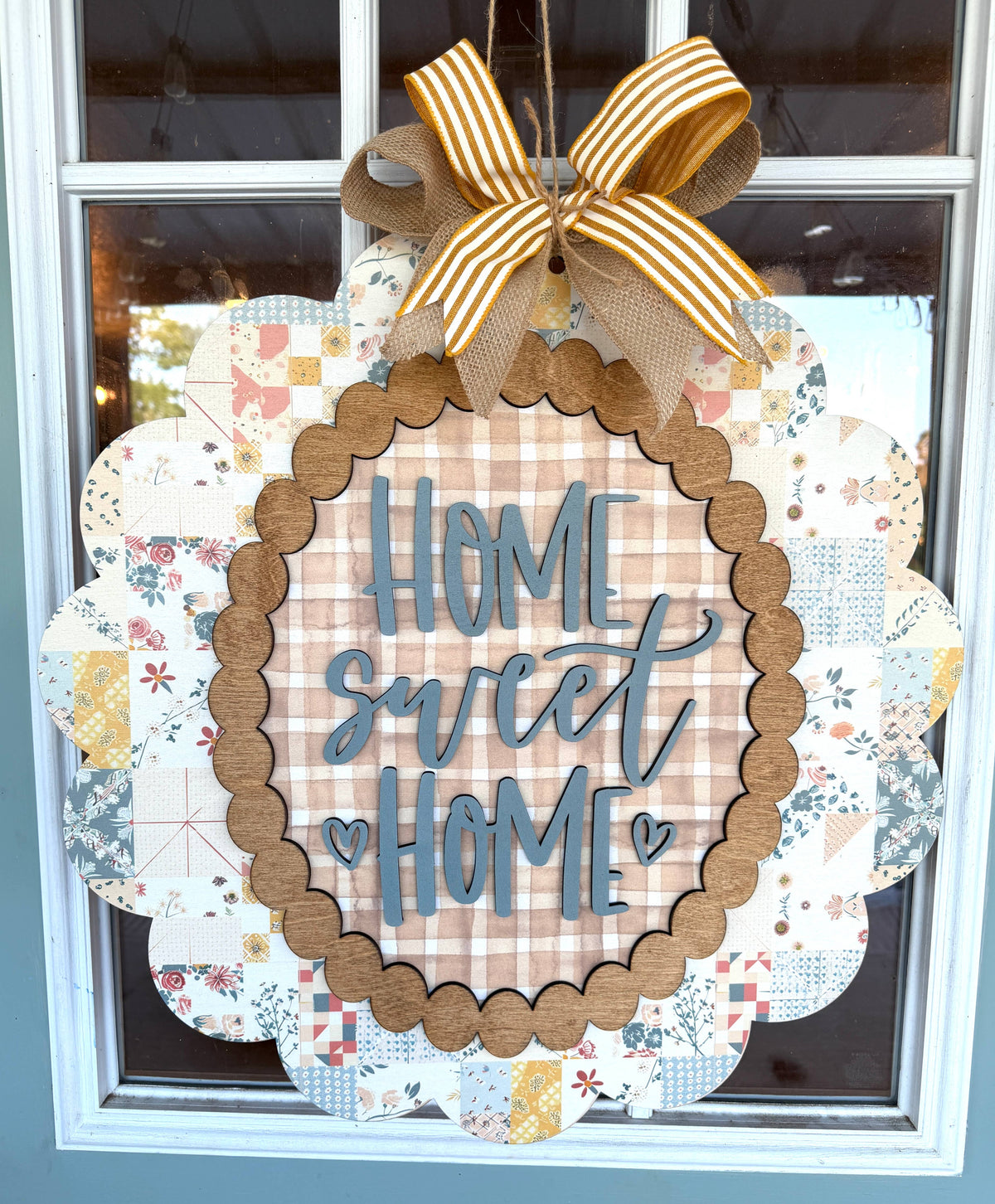 HOME SWEET HOME VINTAGE QUILT
