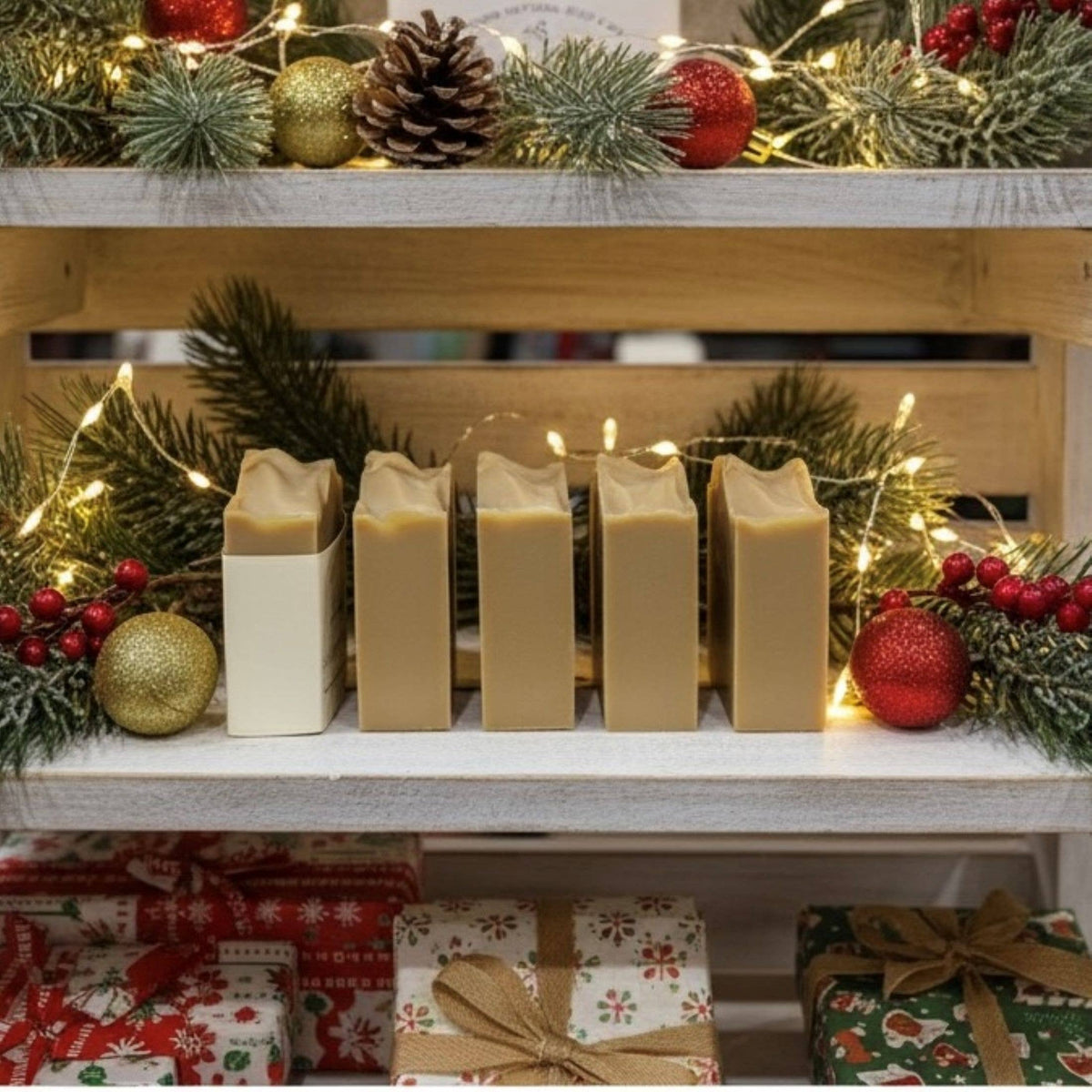 Spiced Cookie Handmade Soap Bar VEGAN WINTER SEASONAL