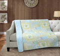 "Meadow View"  Quilted Throw Blanket 50"x60"