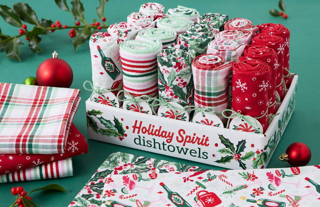 Holiday Spirit Assorted Dishtowels
