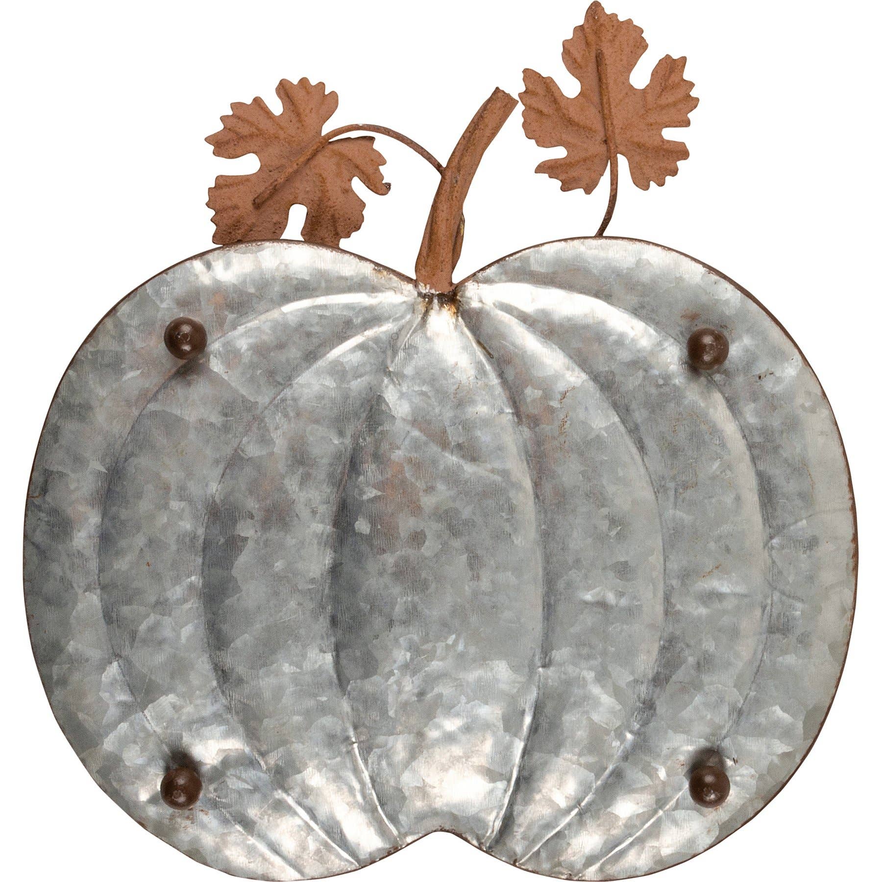 Galvanized Pumpkins Tray Set