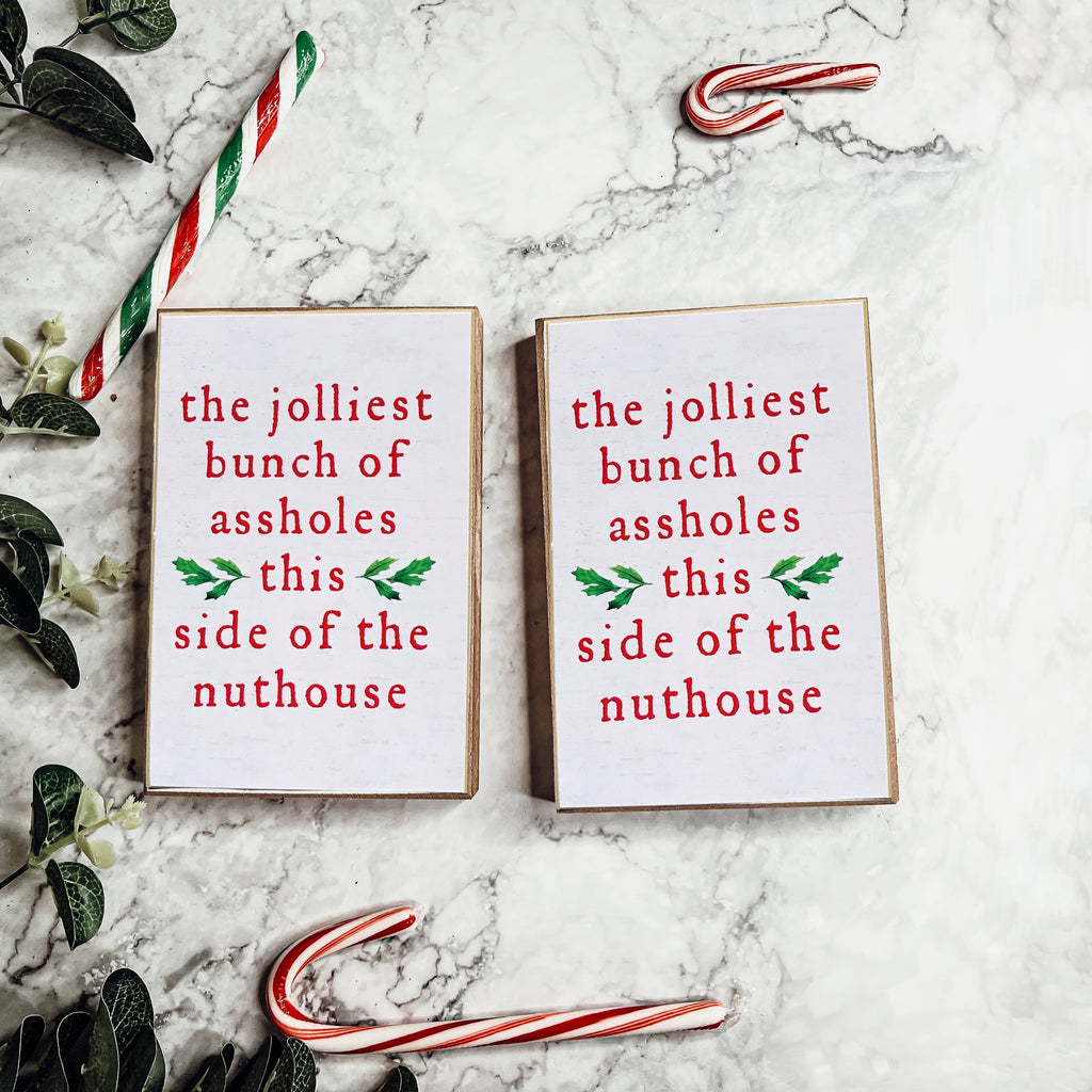 Christmas Home Signs, Wooden Christmas Decorations Modern