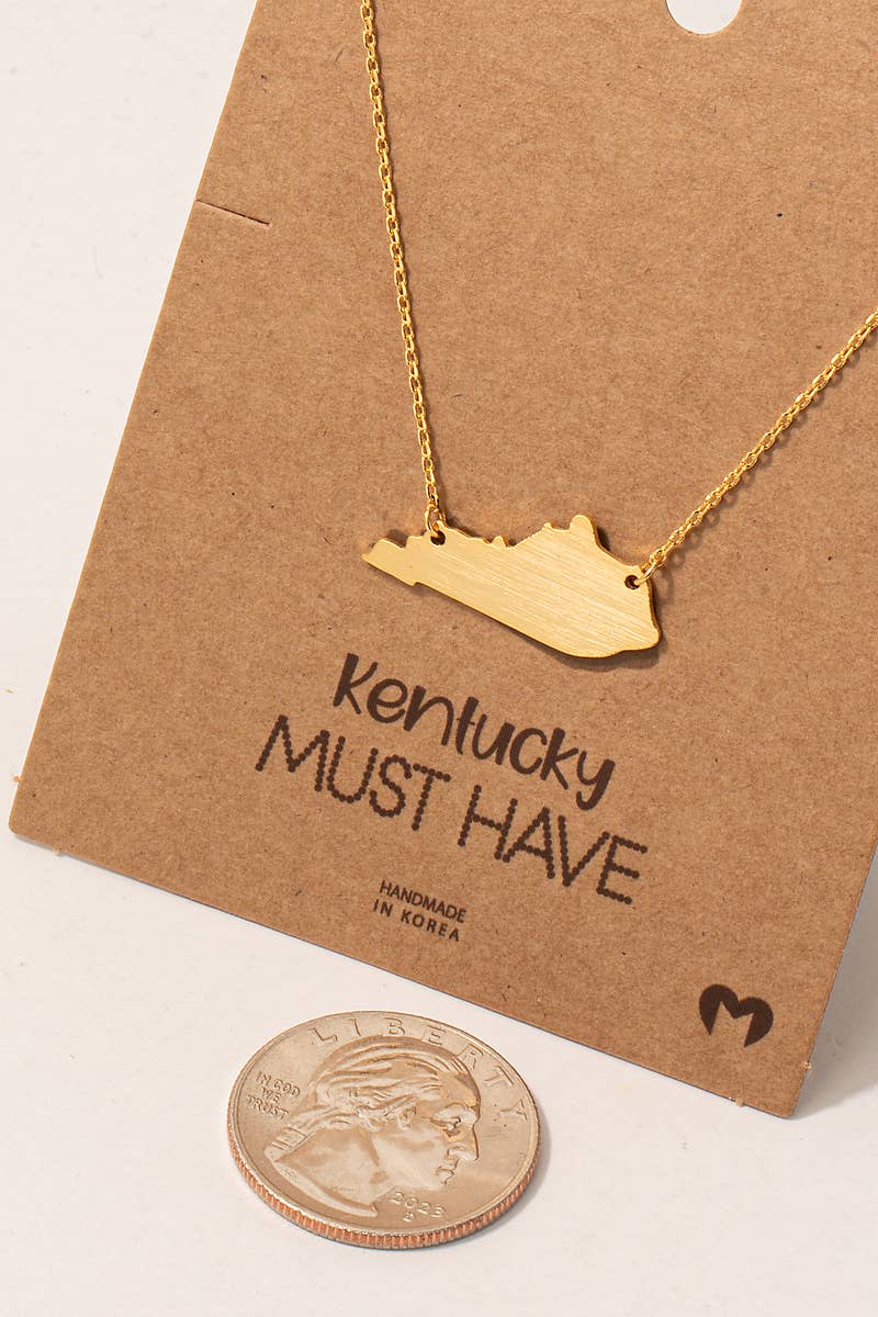 Kentucky State Pendant Necklace
