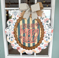 THIS IS OUR HAPPY PLACE SCALLOPED SIGN