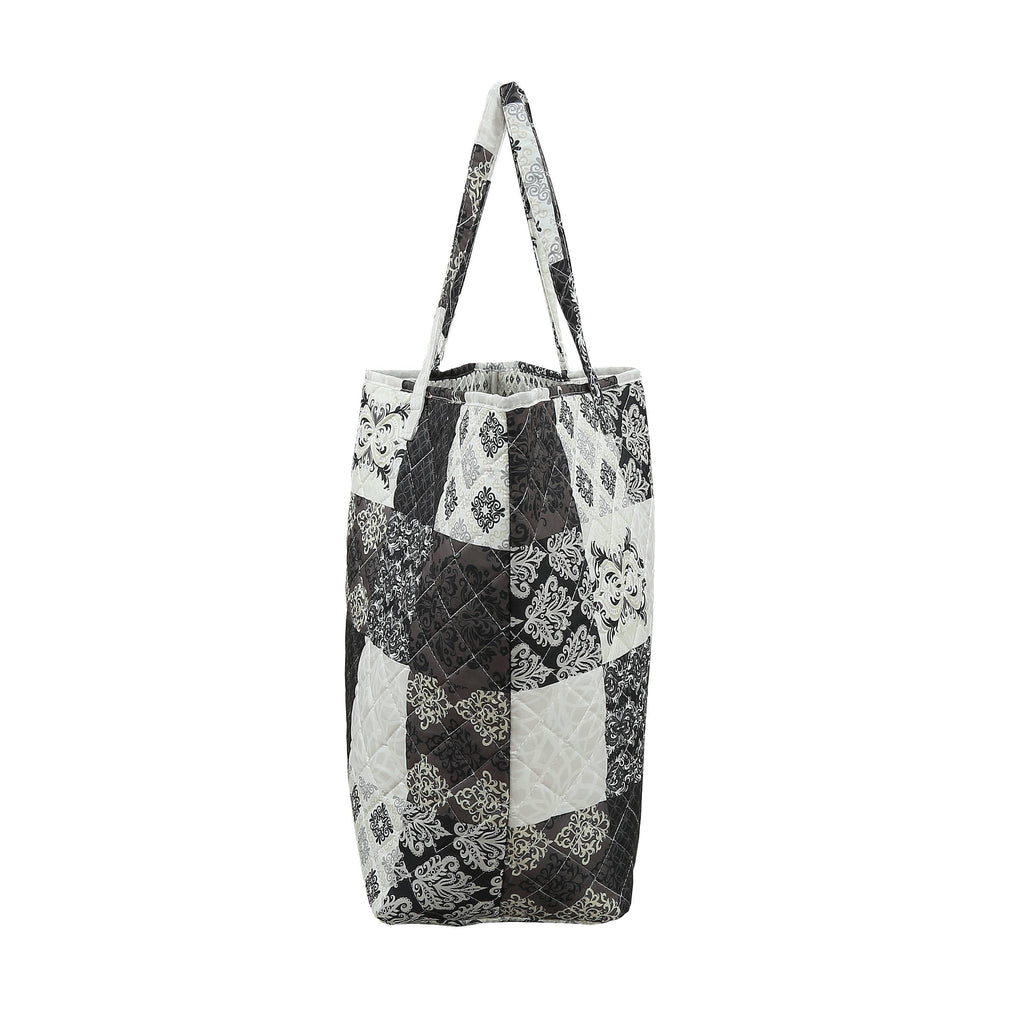 "Arabesque" Designer Quilted Tote Bag