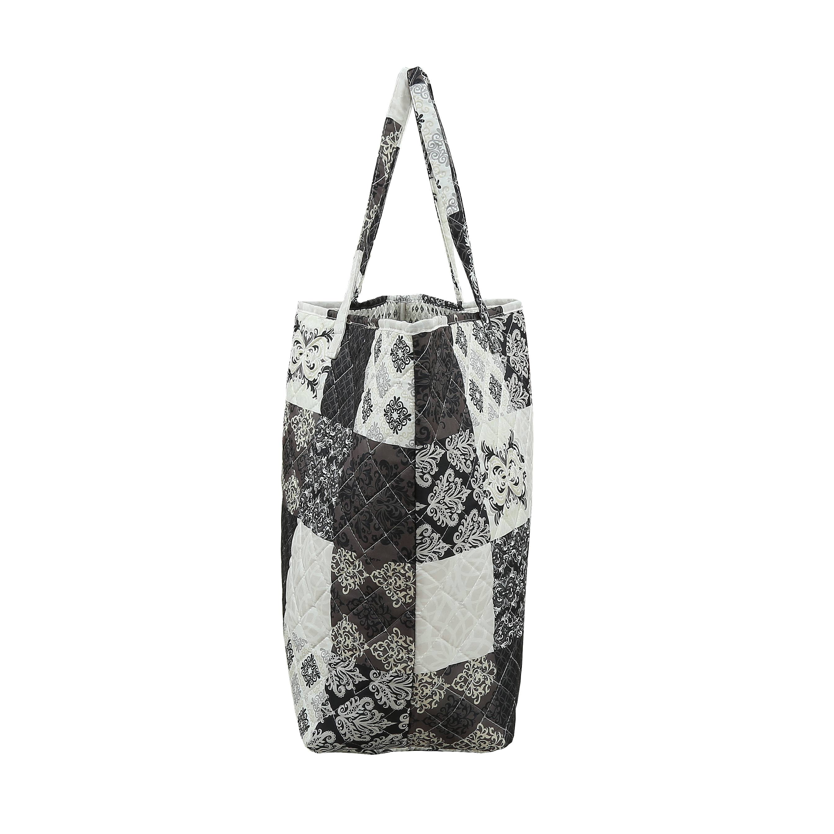 "Arabesque" Designer Quilted Tote Bag