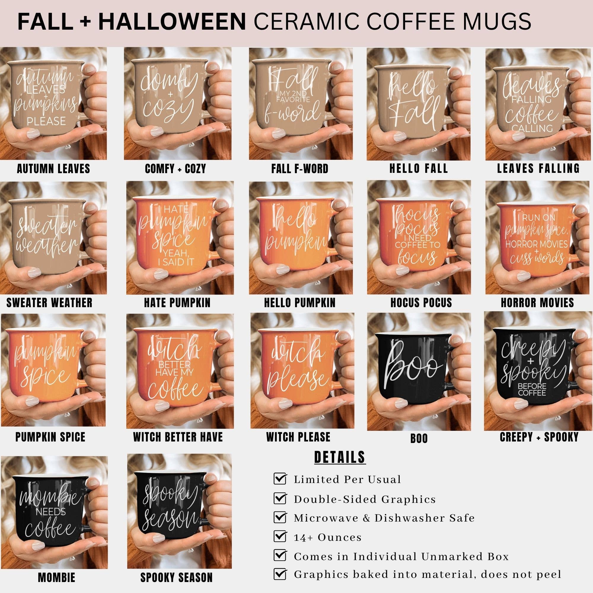 Hello Pumpkin Orange Fall Coffee Cup Pumpkin Spice Lover Mug