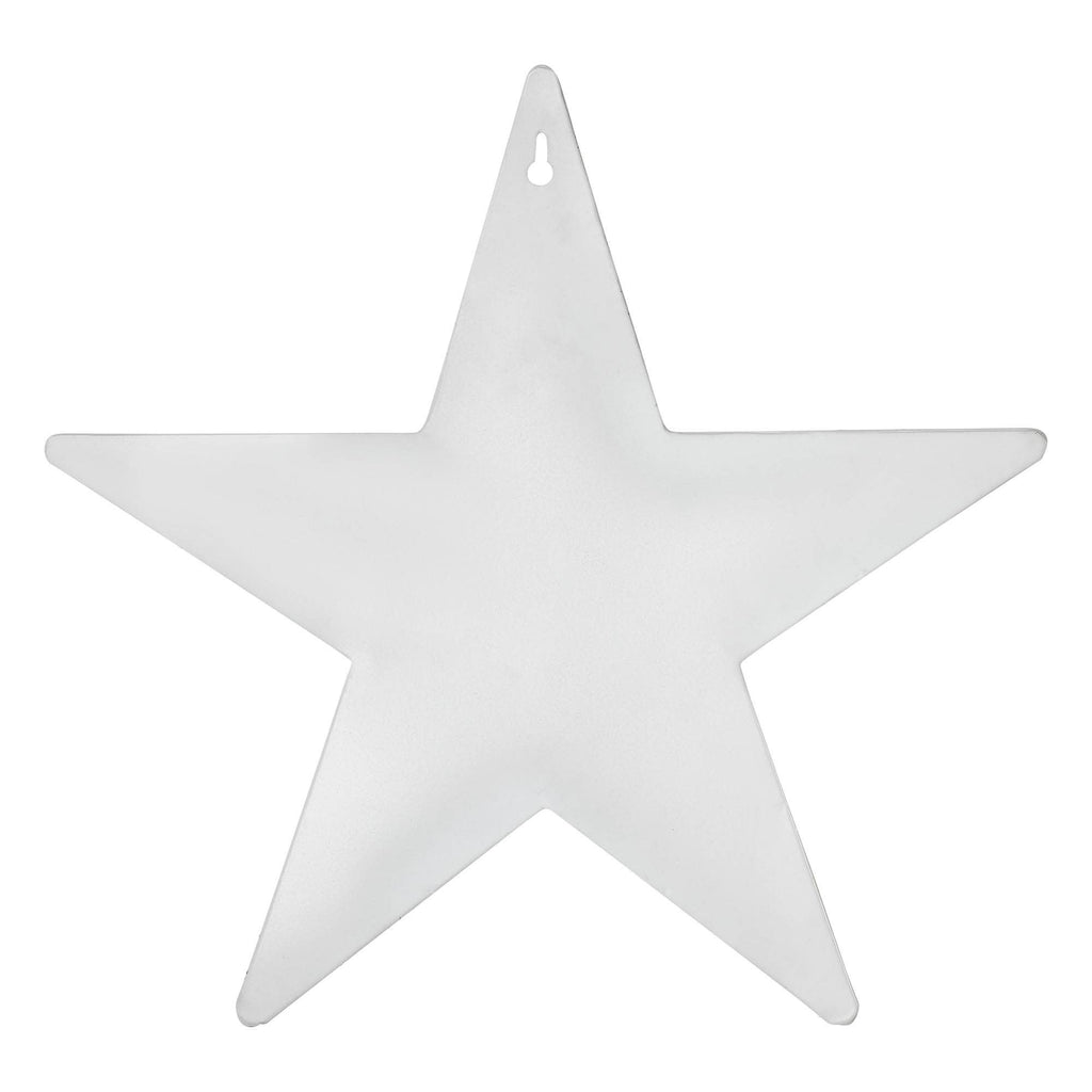 White Speckled Metal Star Wall Pocket 12x12