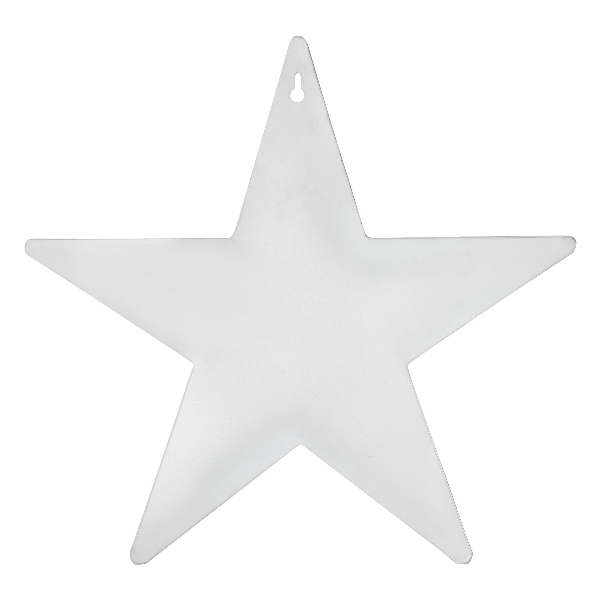 White Speckled Metal Star Wall Pocket 12x12