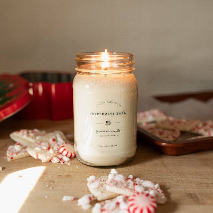 Peppermint Bark - Soy Wax Candle