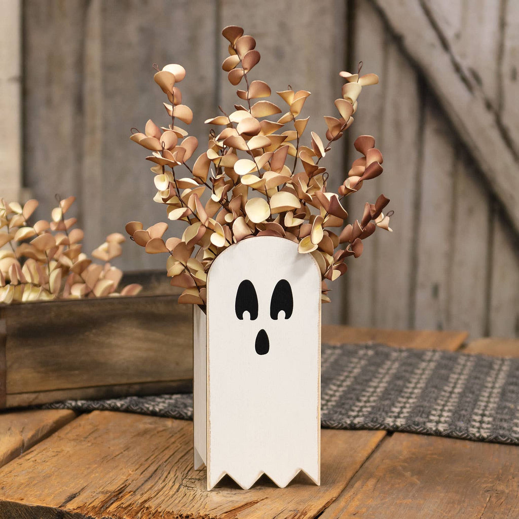 Distressed Wooden Ghost Twig Box
