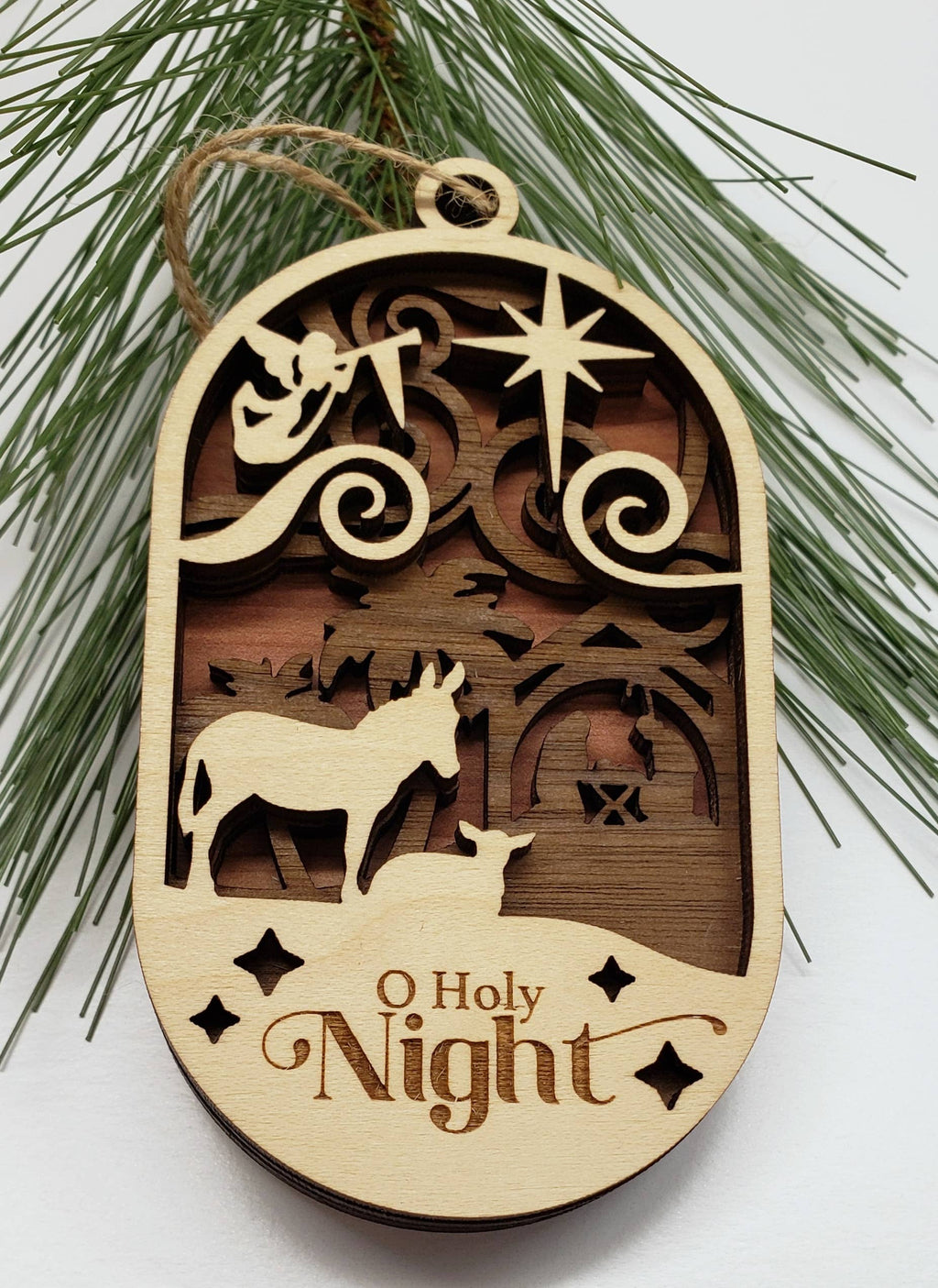 Three-Layer Nativity Ornament