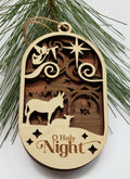 Three-Layer Nativity Ornament