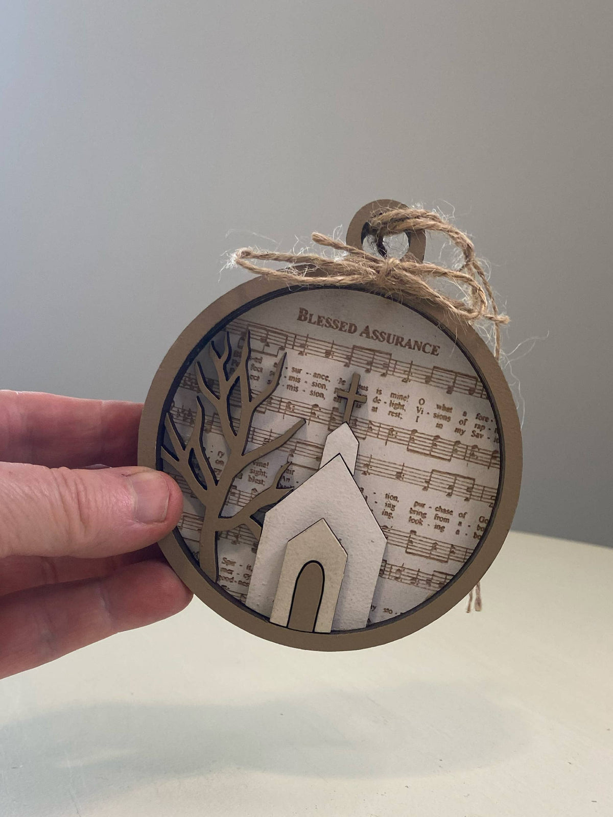 Blessed Assurance Ornament or Gift Tag