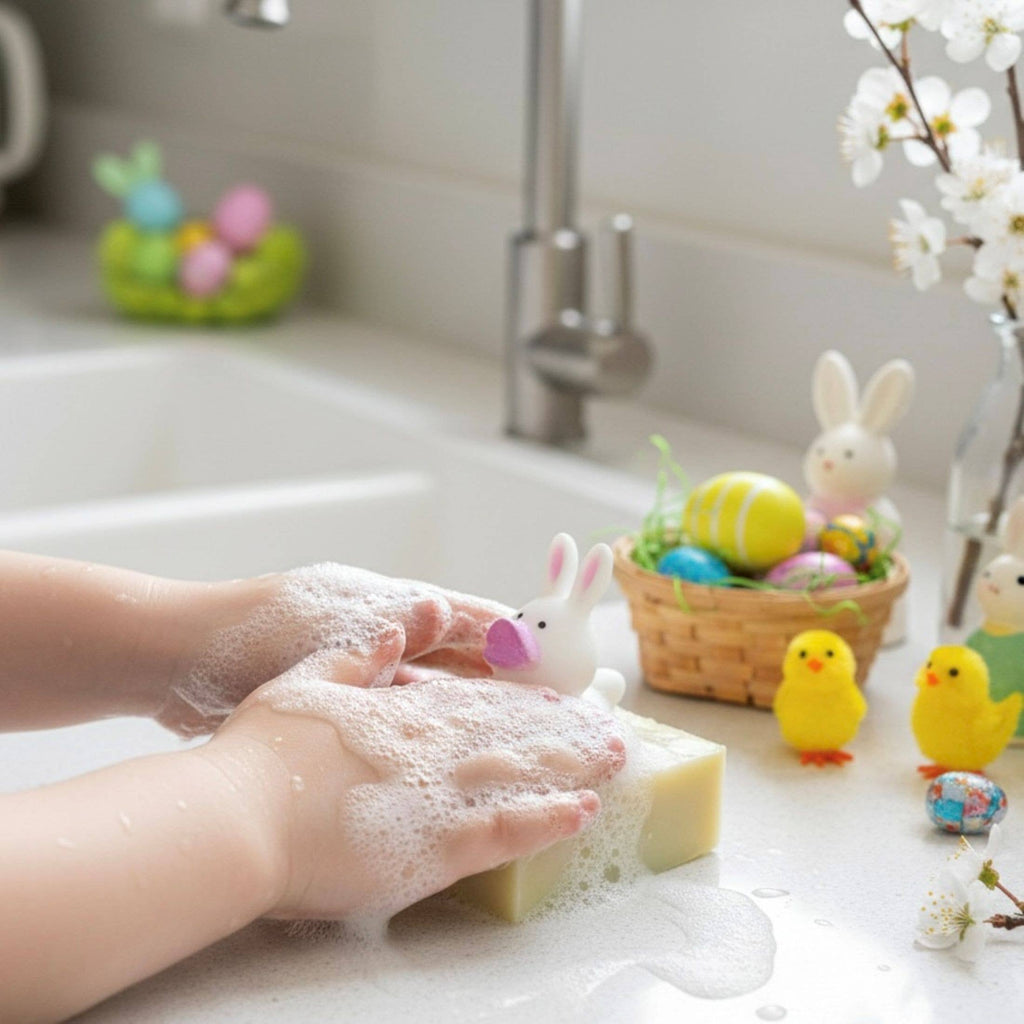 Hoppy Duckling Handmade Soap Bar for Kids EASTER VEGAN