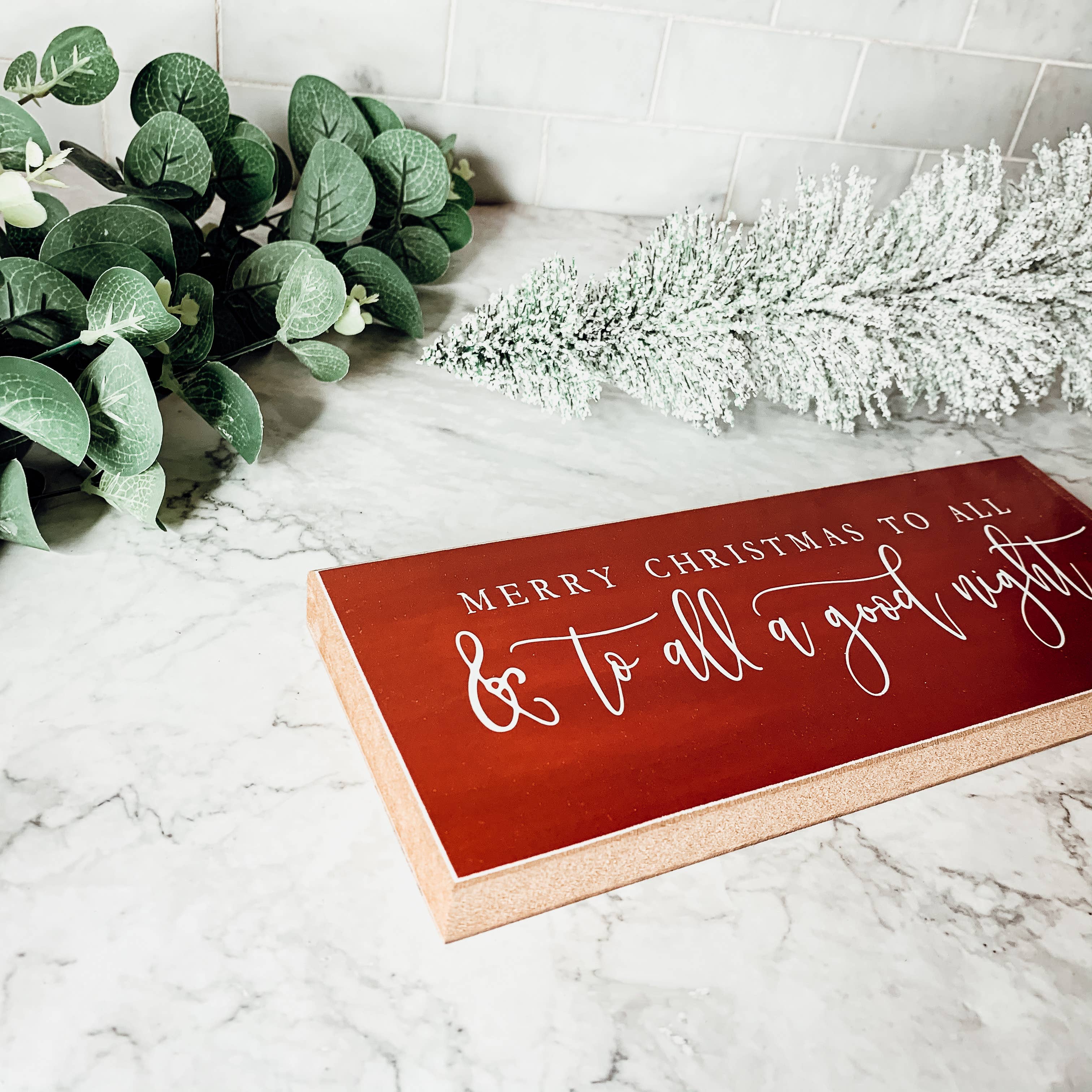 Christmas Home Signs, Wooden Christmas Decorations Modern