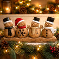 Snowman Family 5x11in
