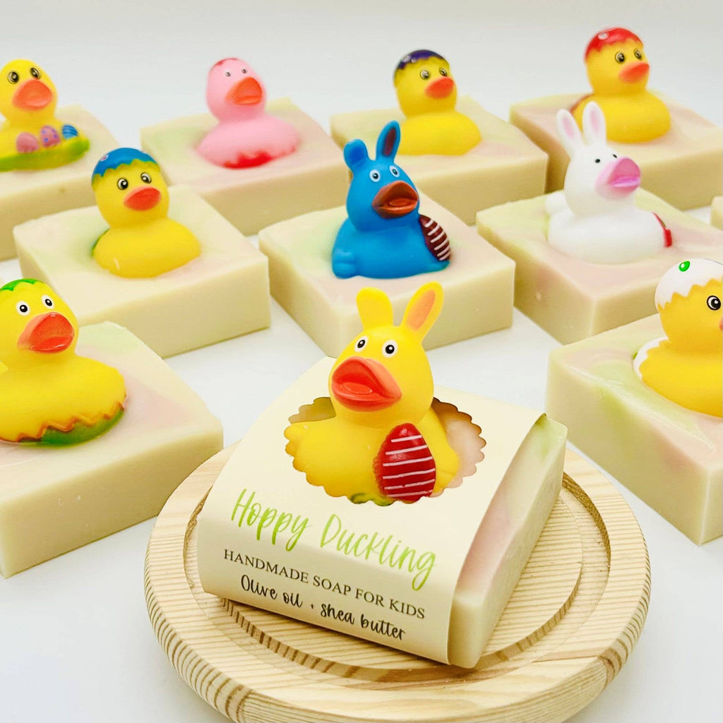 Hoppy Duckling Handmade Soap Bar for Kids EASTER VEGAN