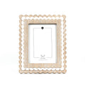 17029 - 8x10x1 wood photo frame (SCALLOP)  (5x7) pic 11844