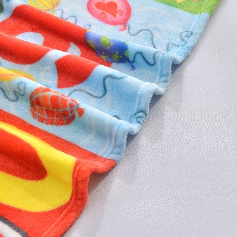 "Numbers" Plush Toddler Blanket