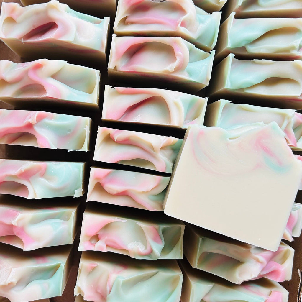 Fresh Lilies Handmade Soap Bar VEGAN Cold Process Soap