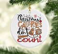 Christmas Calories Don't Count Christmas Tree Ornament