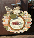 Happy Harvest Scalloped Pumpkin