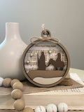 Silent Night Holy Night Ornament or Gift Tag