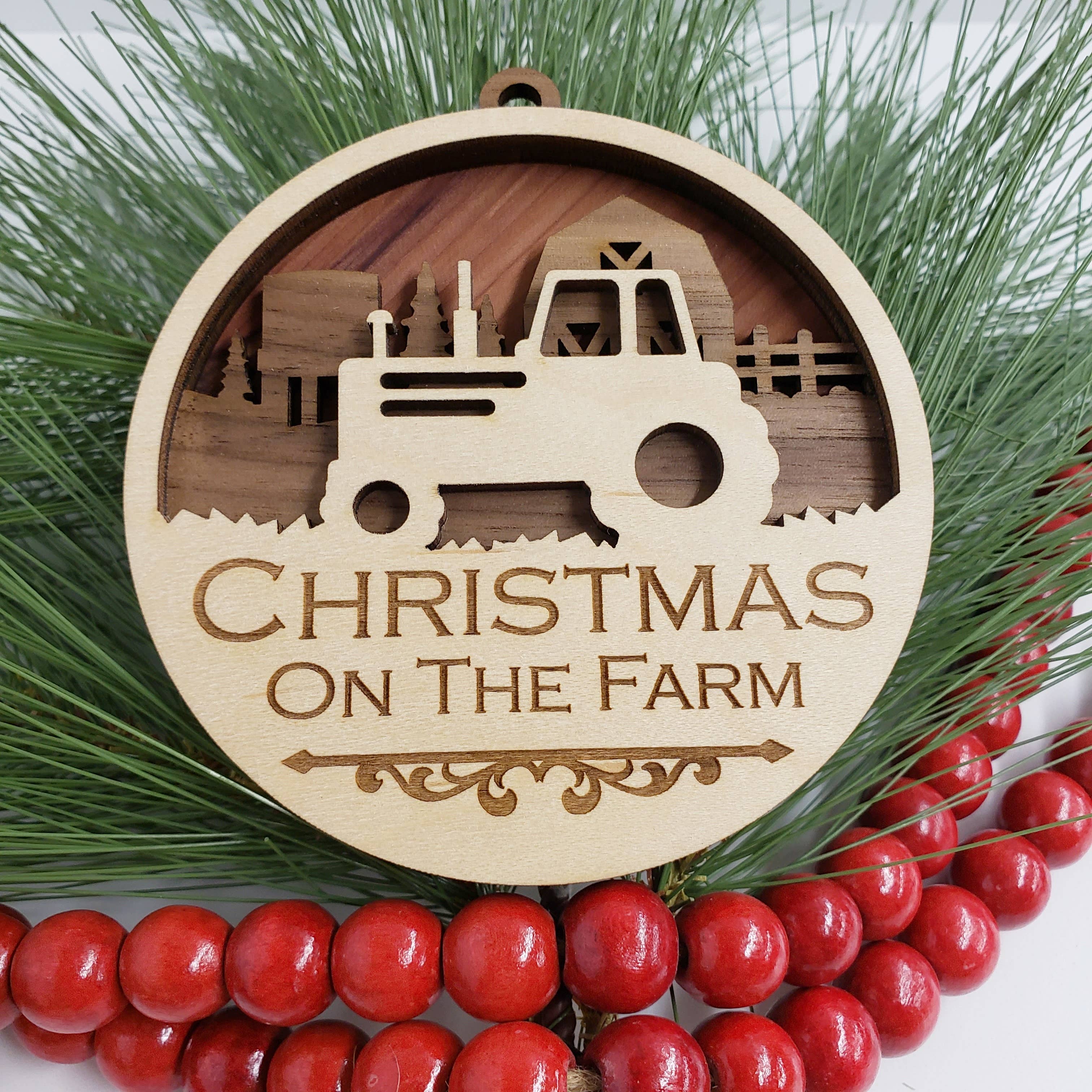 Christmas on the Farm - Tractor