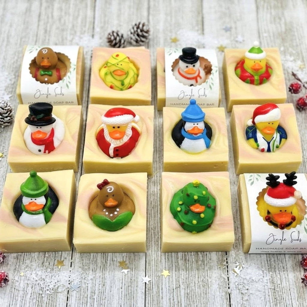 Jingle Suds Holiday Handmade Novelty Soap Bar SEASONAL