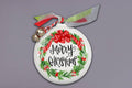 MERRY WREATH ORN