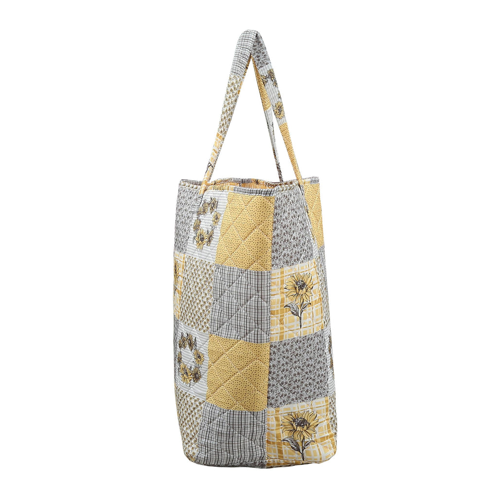 "Sunshine" Designer Quilted Tote Bag