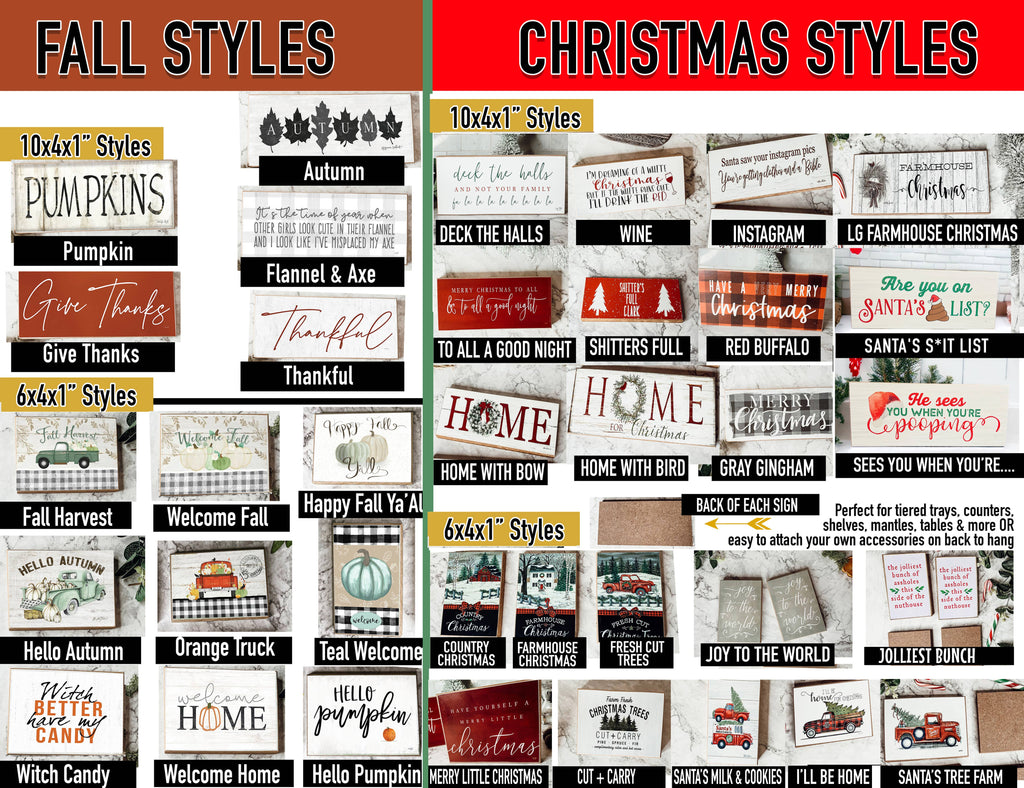 Merry Christmas to all & to all a Good Night Sign, Red Decor