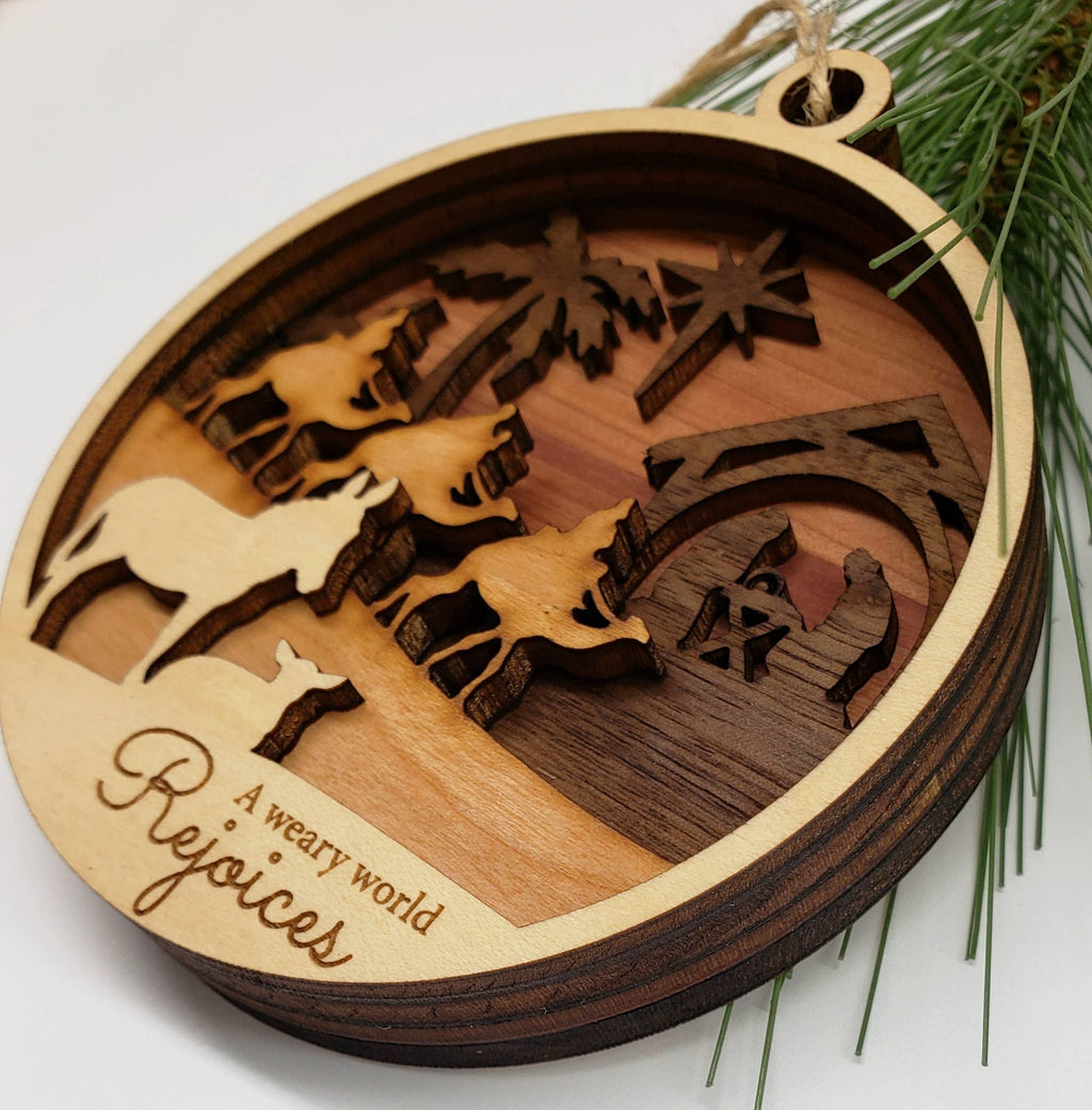 Four-Layer Nativity Ornament
