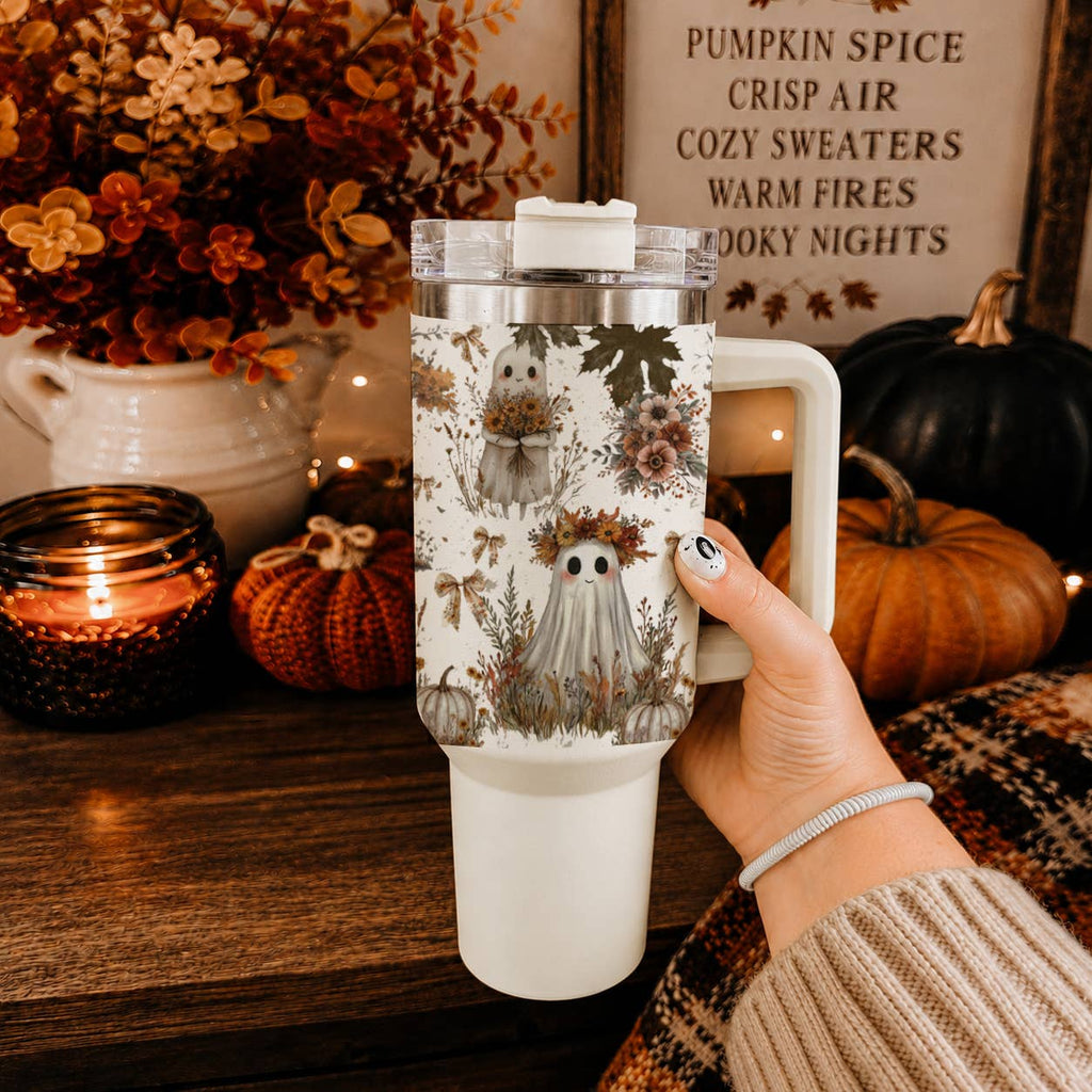 Fall Bohemian Floral Gifts & Drinkware 40oz Autumn Tumbler