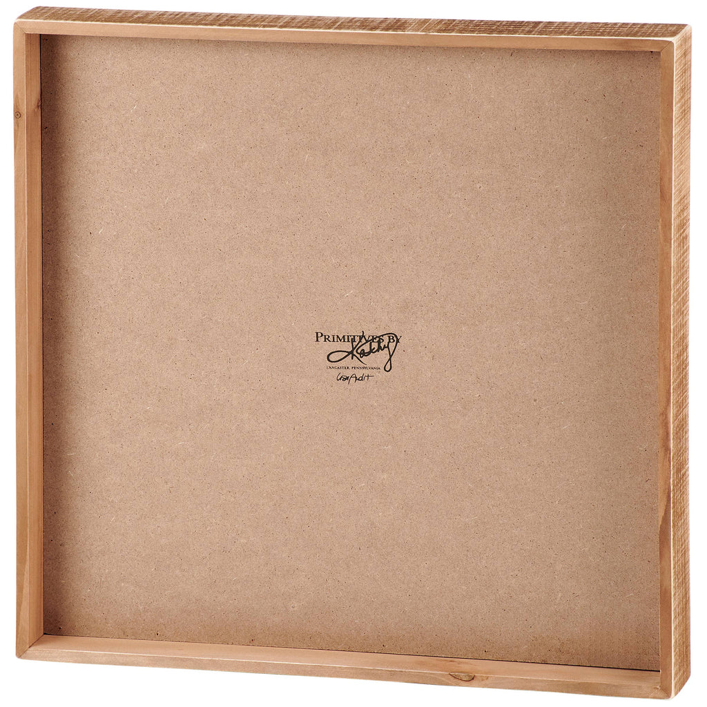 Daisy Inset Box Sign