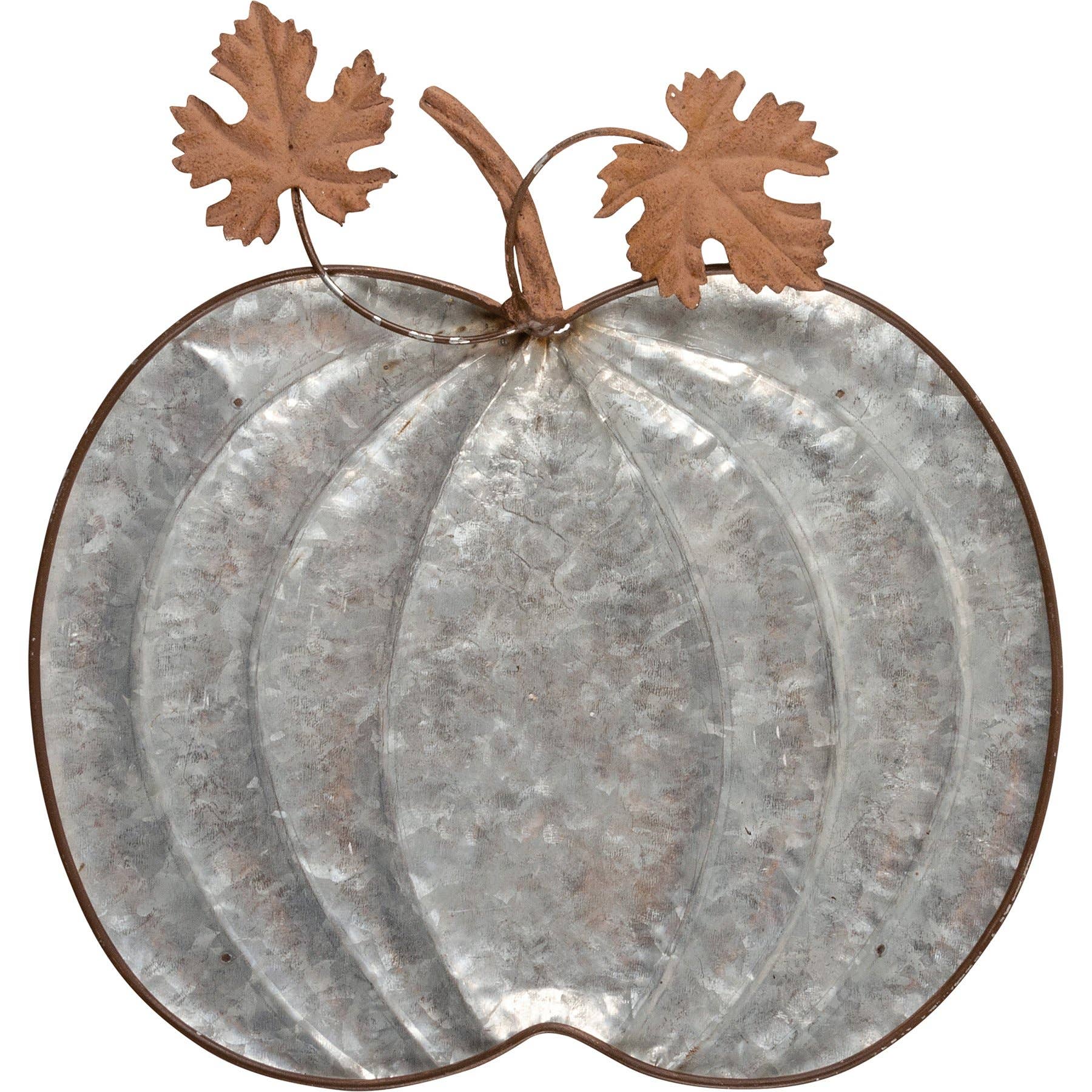 Galvanized Pumpkins Tray Set