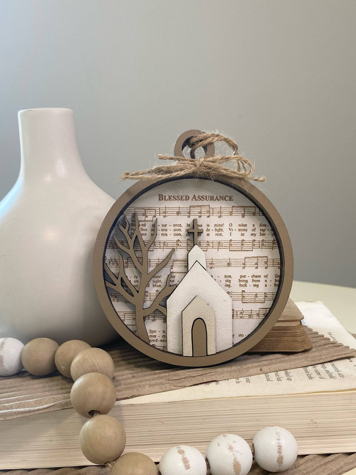 Blessed Assurance Ornament or Gift Tag