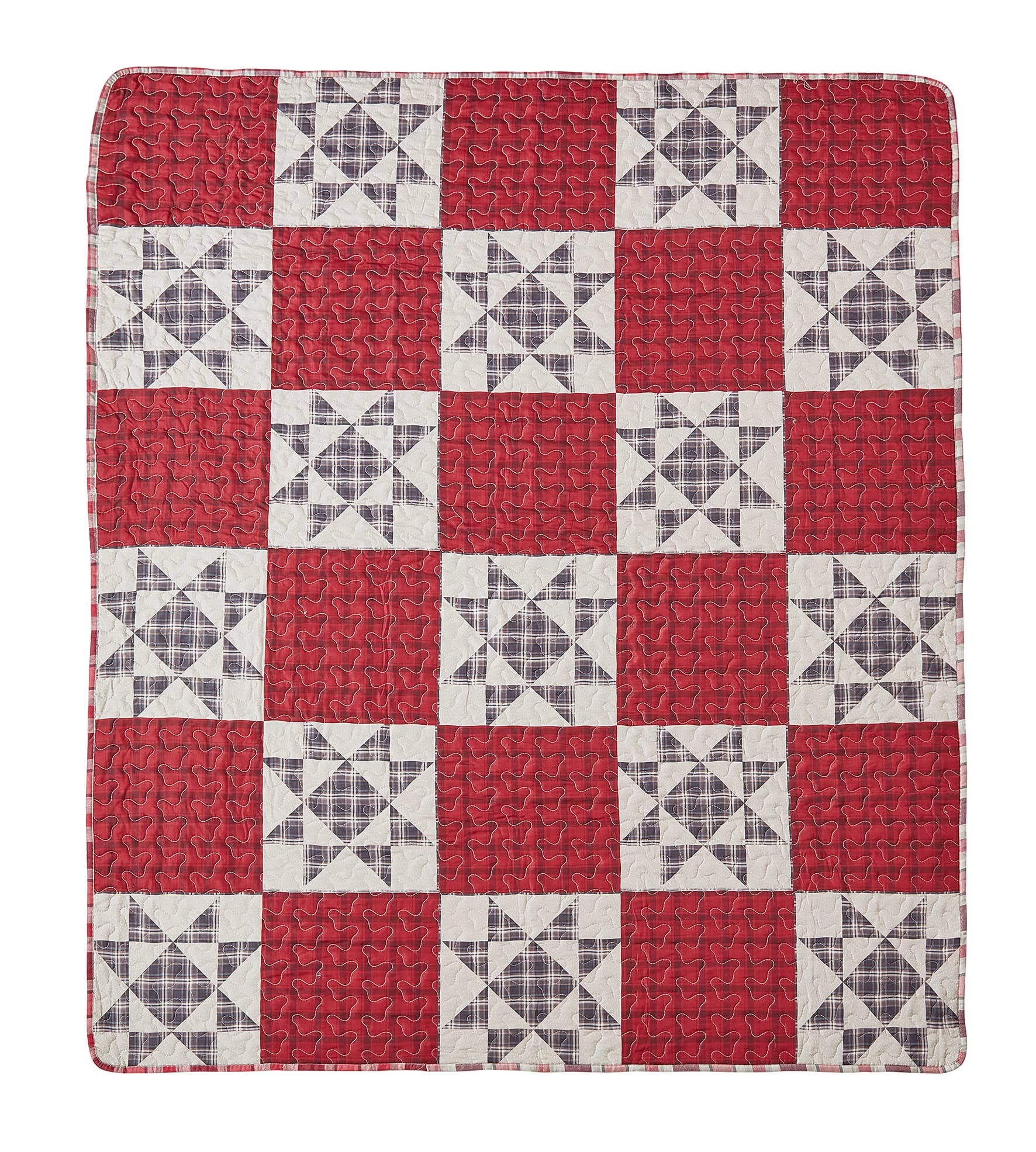 "Hillcrest"  Quilted Throw Blanket 50"x60"