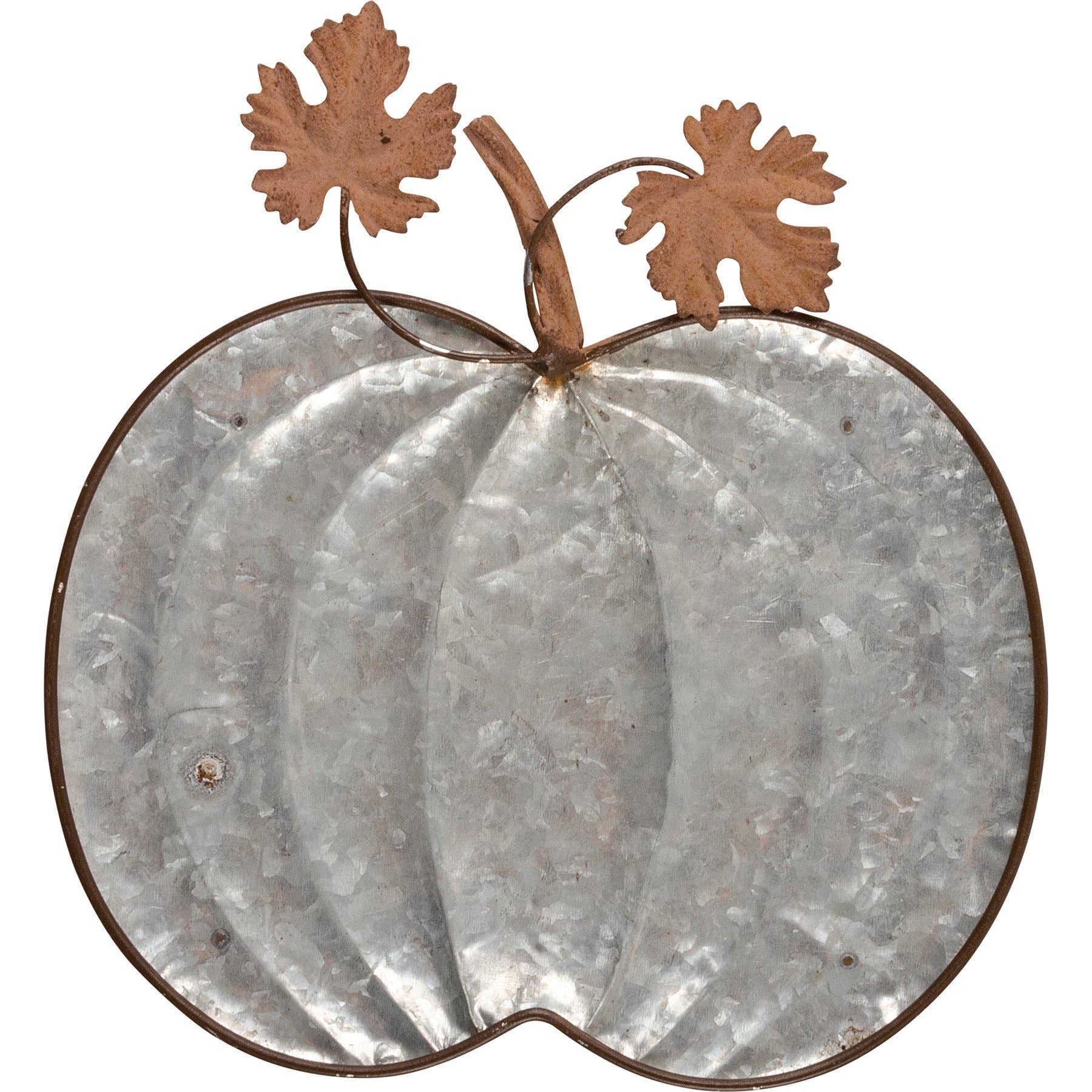 Galvanized Pumpkins Tray Set