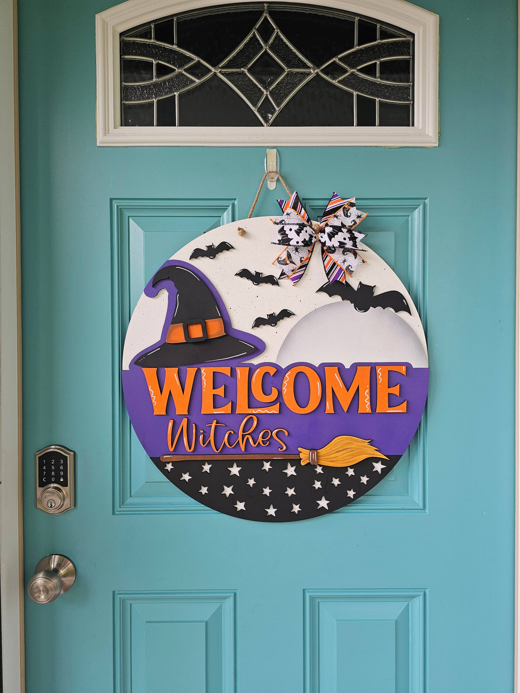 DIY Welcome Witches Door Hanger