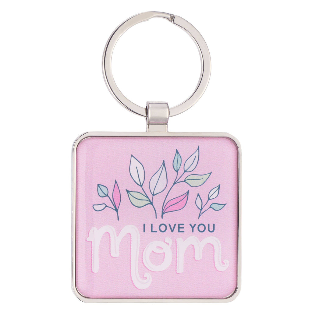 Keychain I Love You Mom 1 Cor. 13:4