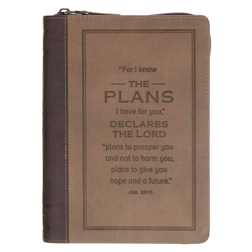 Journal Classic Zip Brown I Know the Plans 29:11