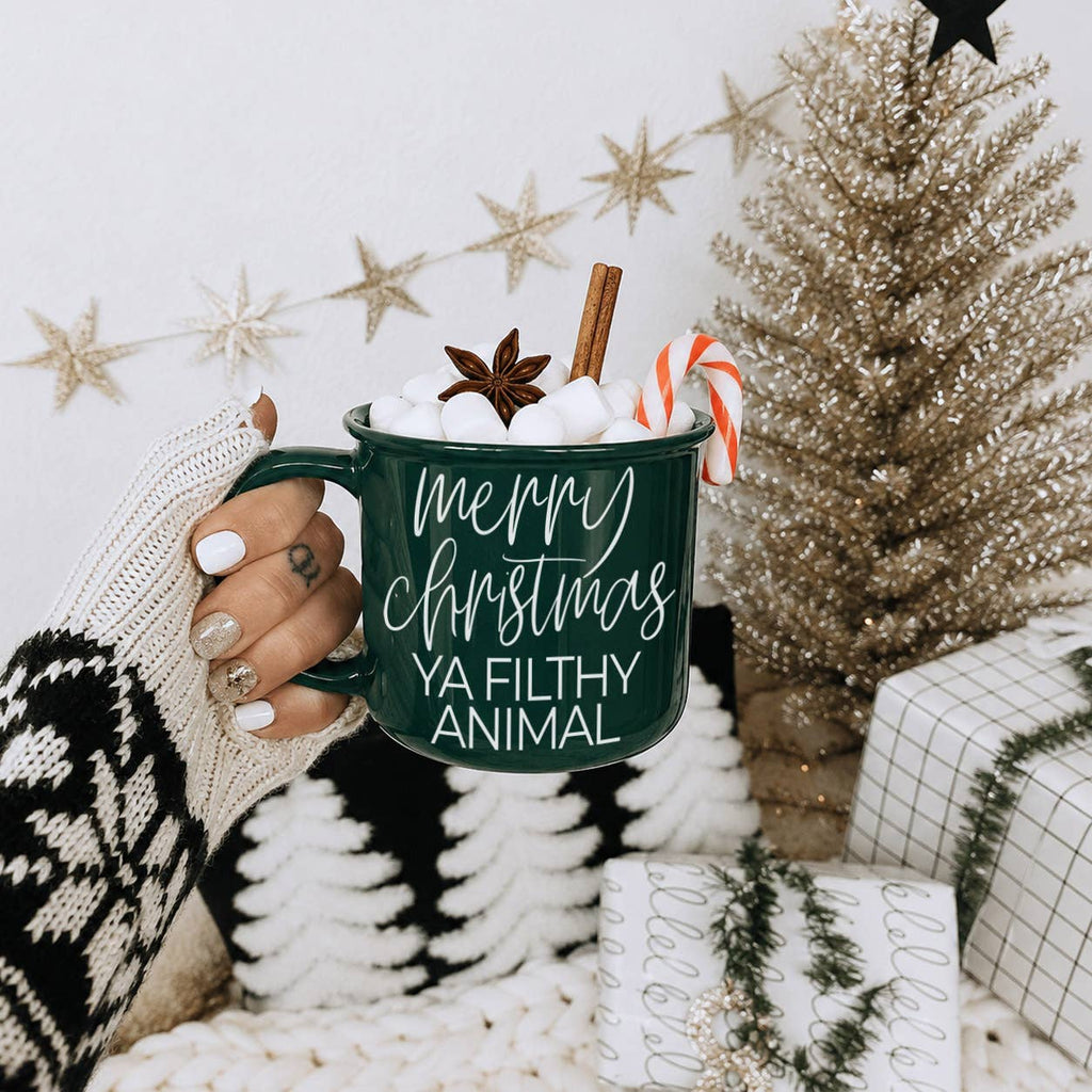 Grinch Face Mugs, Sarcastic Christmas Cup Holiday Humor Gift