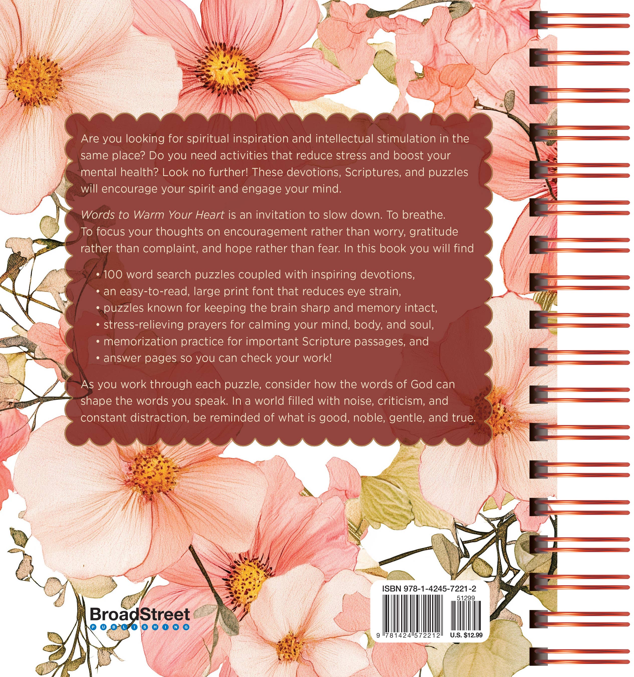 Words to Warm Your Heart (Word Search Devotional) NEW!