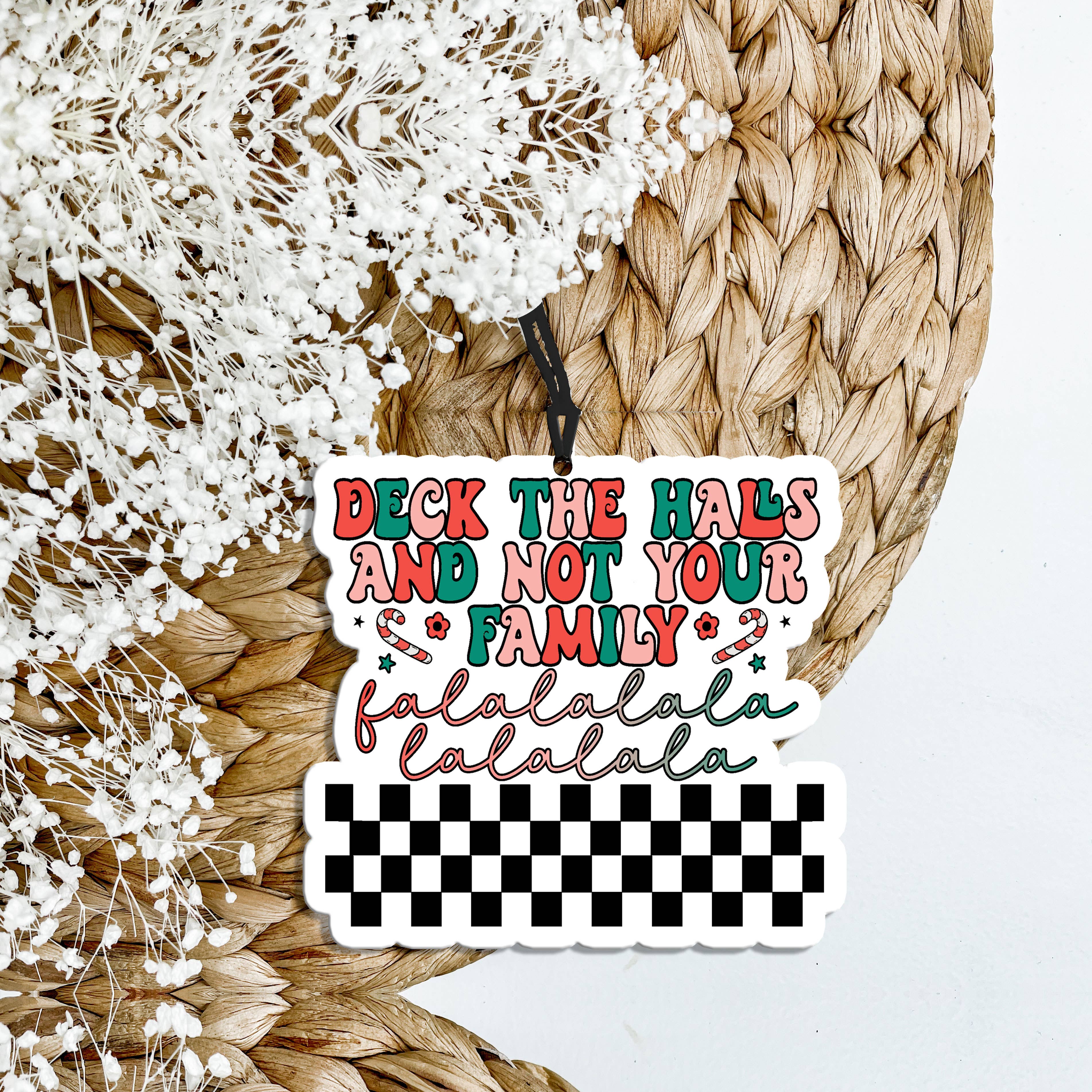 Naughty List, Hanging Air Freshener Christmas for Cars